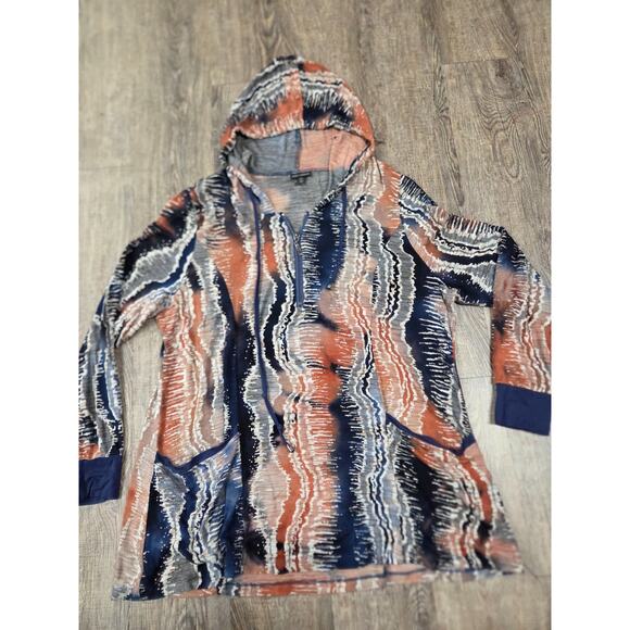 Coco + Carmen Tops - Coco + Carmen Weekend Brushed Cap Sleeve Hoodie Thin Stretchy Large XL